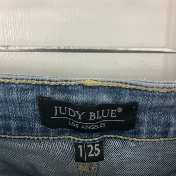 Judy Blue High Waisted Light Wash Straight Jeans - Picture 2 of 4